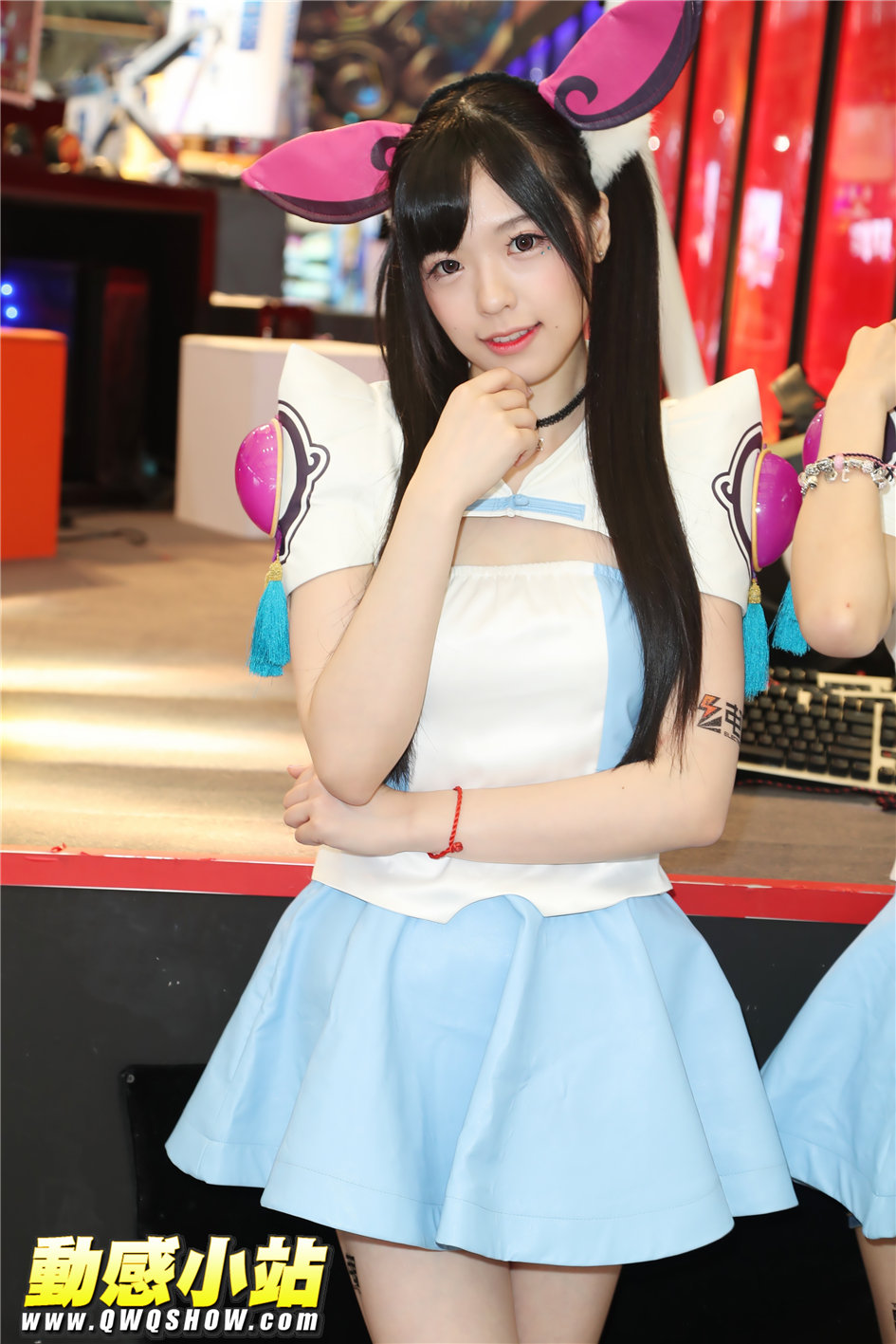动感小站美腿会展系列之电魂网路ShowGirl走秀