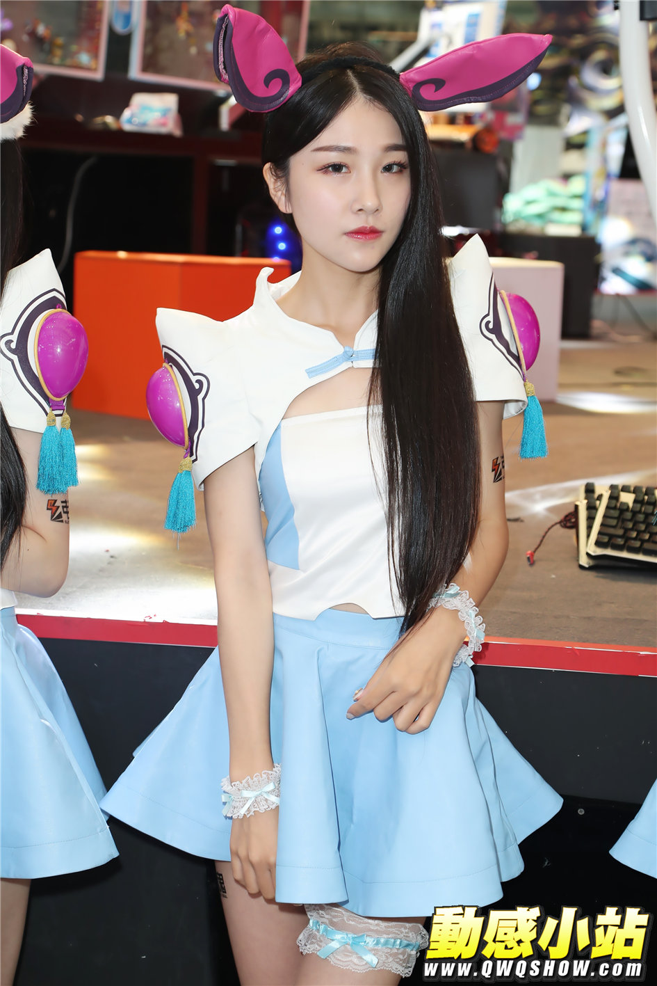 动感小站美腿会展系列之电魂网路ShowGirl走秀