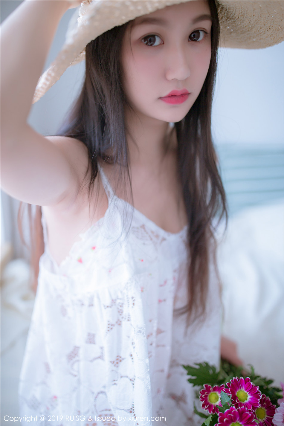 甜美可爱女孩深紫Julie室内性感睡衣白皙铜体魅惑写真